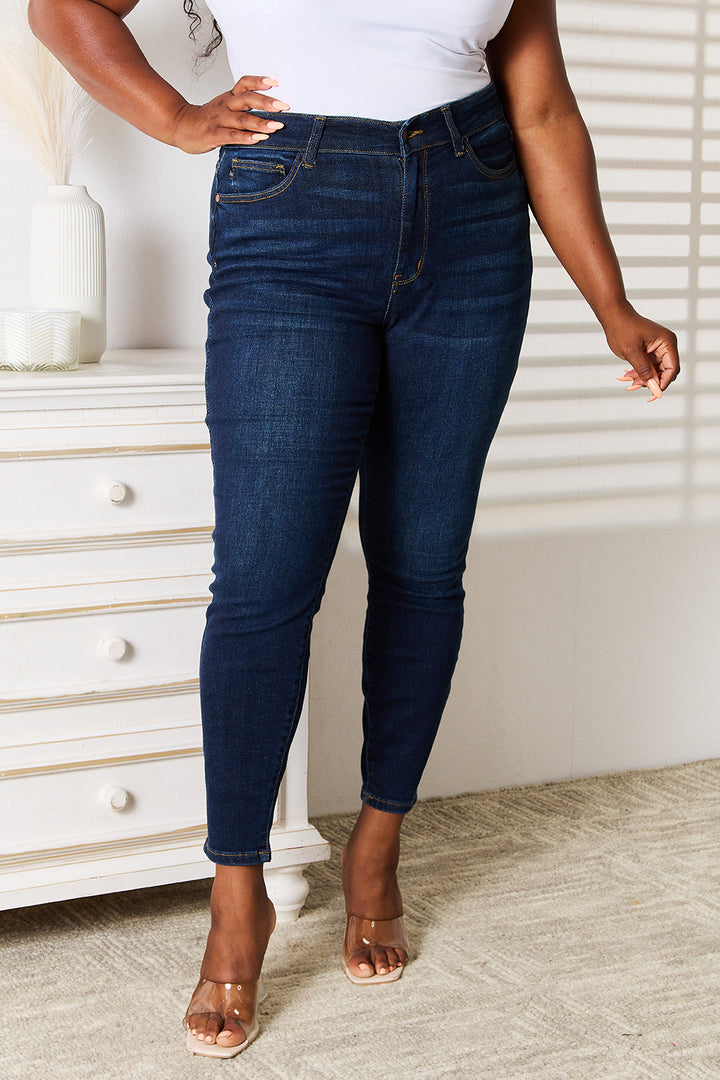 Judy Blue Full Size Skinny Jeans with Pockets - Judy Blue Jeans Boutique