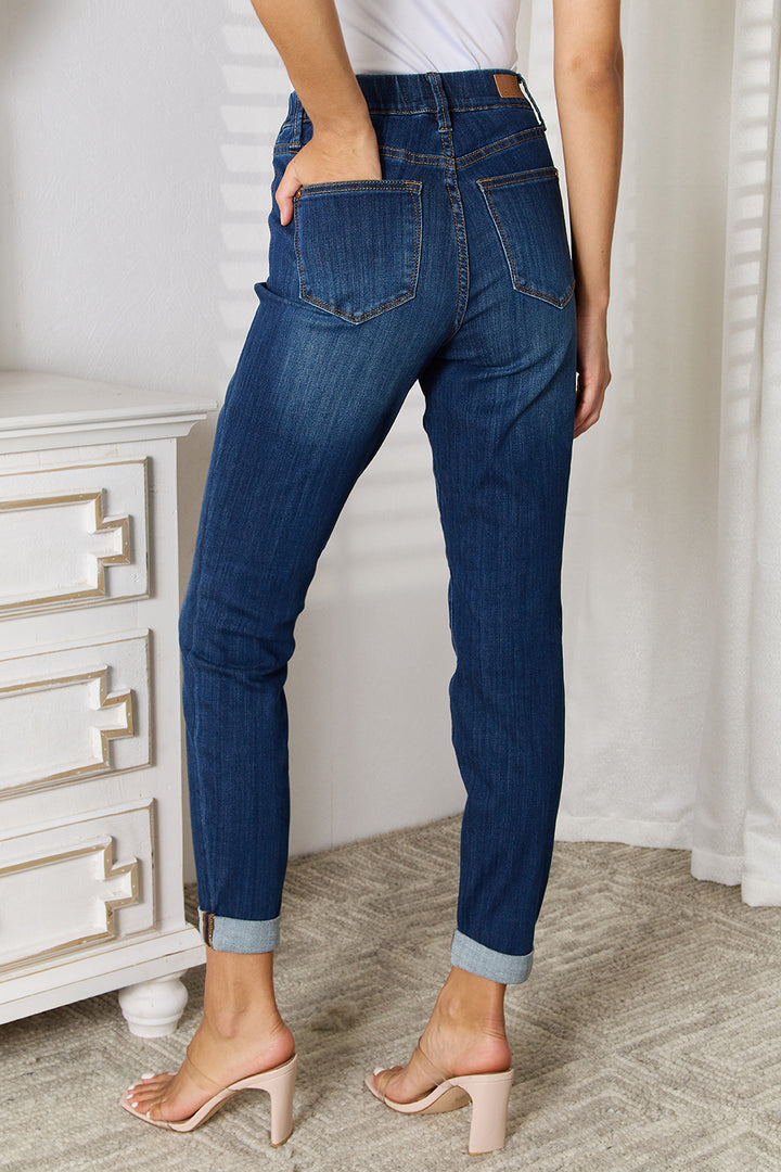 Judy Blue Full Size Skinny Cropped Jeans - Judy Blue Jeans Boutique