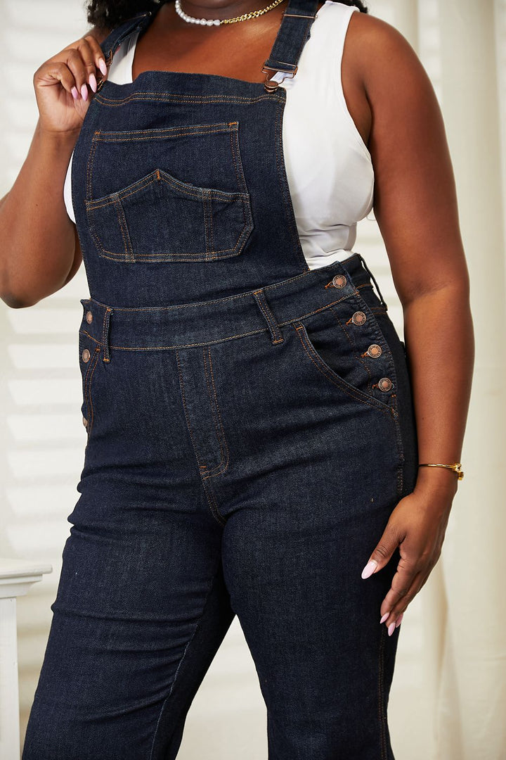 Judy Blue Full Size High Waist Classic Denim Overalls - Judy Blue Jeans Boutique
