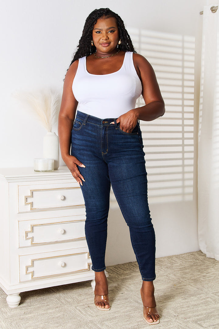 Judy Blue Full Size Skinny Jeans with Pockets - Judy Blue Jeans Boutique