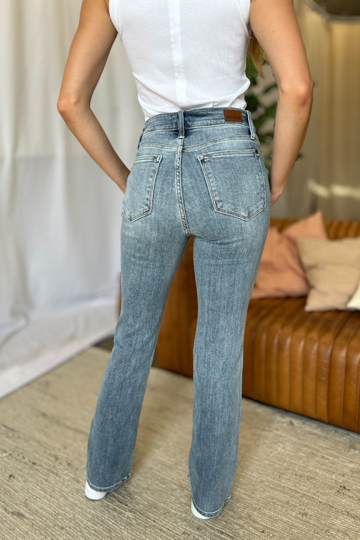 Judy Blue Full Size Medium Rise Bootcut Jeans - Judy Blue Jeans Boutique