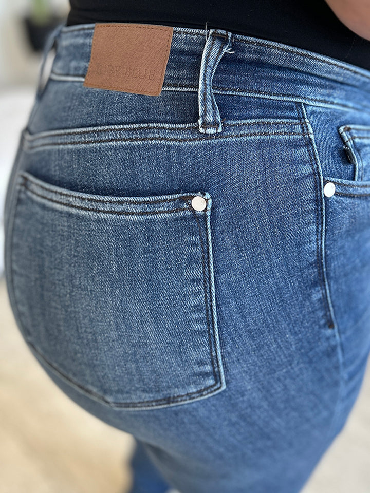 Judy Blue Full Size  High Waist Distressed Skinny Jeans - Judy Blue Jeans Boutique