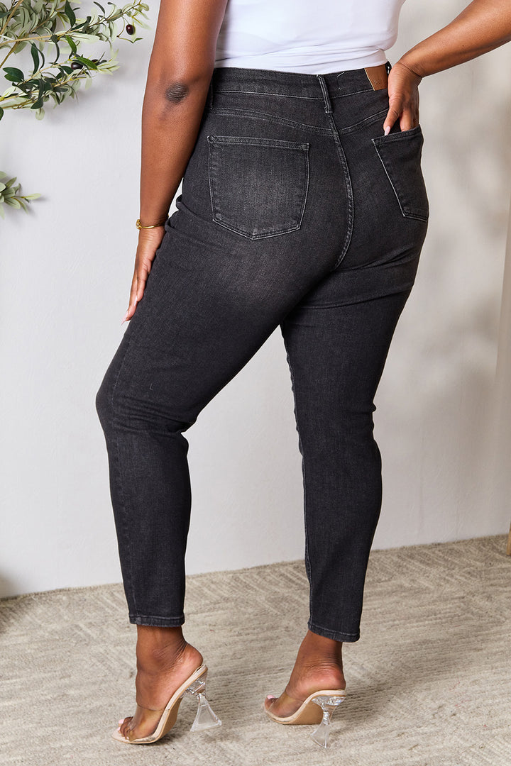 Judy Blue Full Size Tummy Control High Waist Denim Jeans - Judy Blue Jeans Boutique
