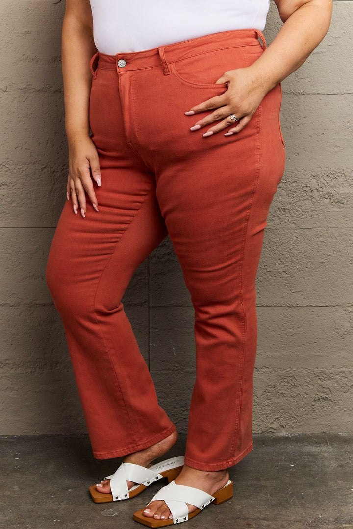 Judy Blue Olivia Full Size Mid Rise Slim Bootcut Jeans - Judy Blue Jeans Boutique