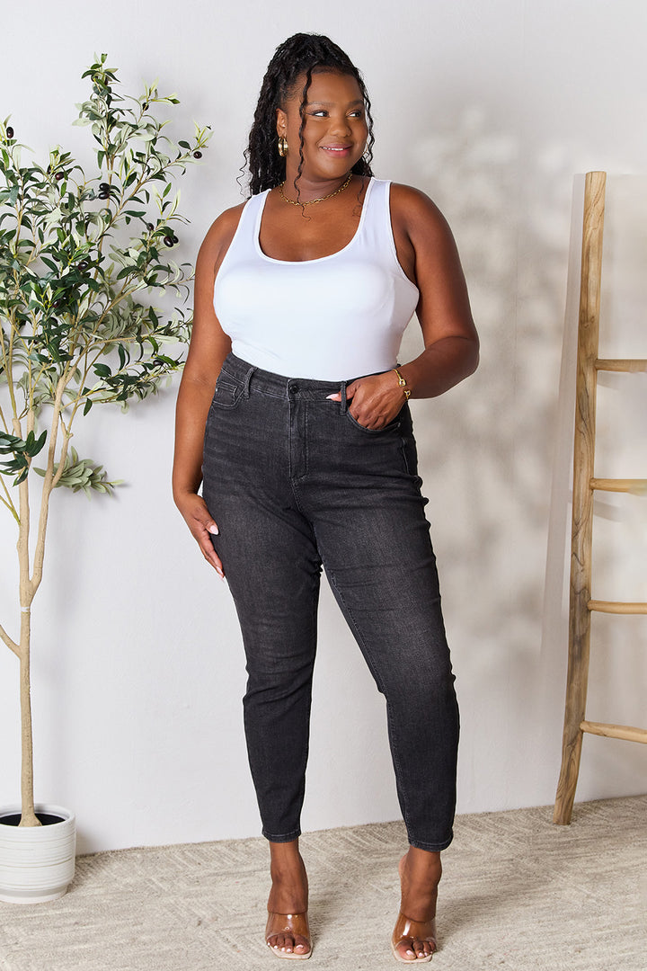 Judy Blue Full Size Tummy Control High Waist Denim Jeans - Judy Blue Jeans Boutique