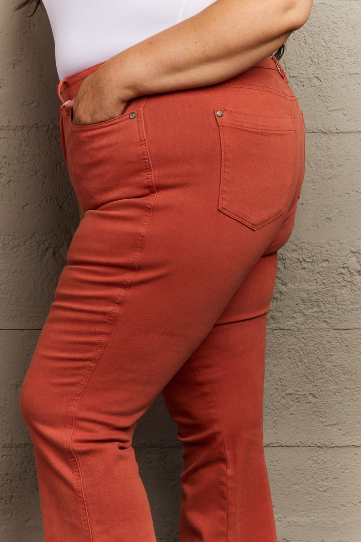 Judy Blue Olivia Full Size Mid Rise Slim Bootcut Jeans - Judy Blue Jeans Boutique