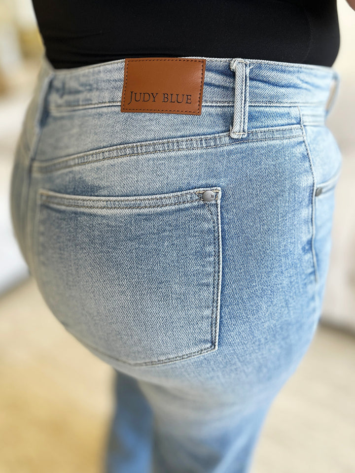 Judy Blue Full Size High Waist Wide Leg Jeans - Judy Blue Jeans Boutique
