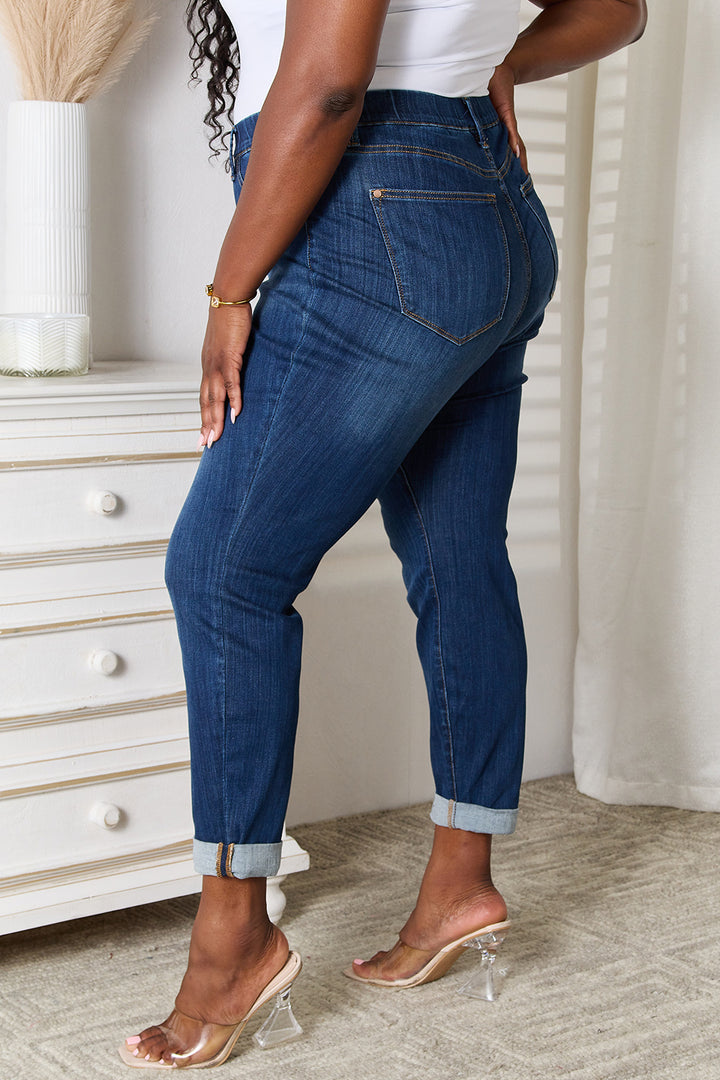 Judy Blue Full Size Skinny Cropped Jeans - Judy Blue Jeans Boutique