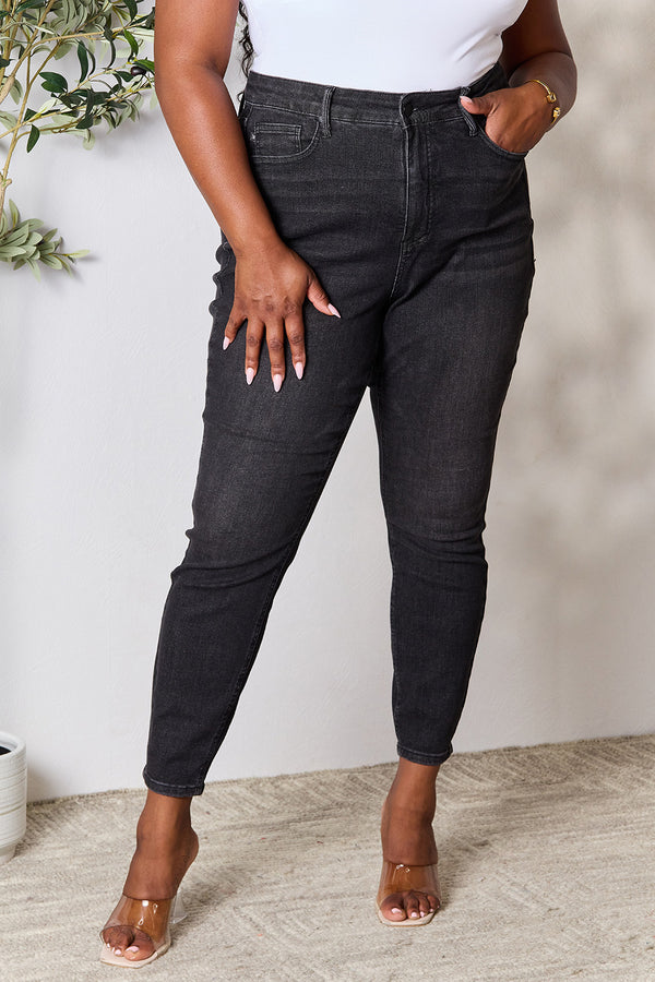 Judy Blue Full Size Tummy Control High Waist Denim Jeans - Judy Blue Jeans Boutique
