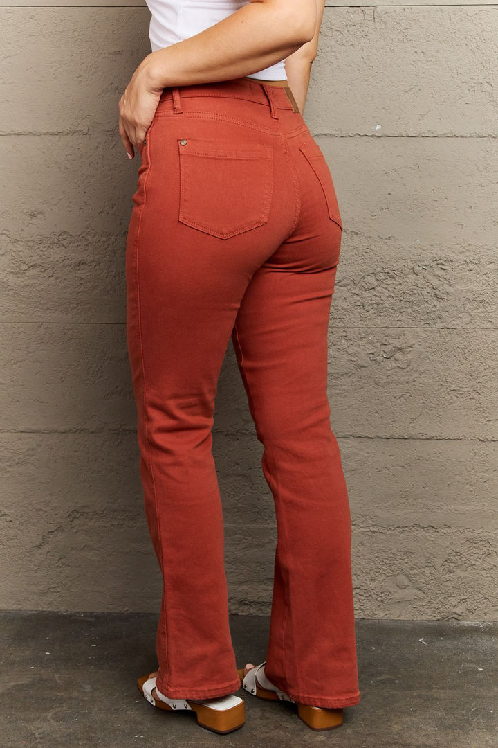Judy Blue Olivia Full Size Mid Rise Slim Bootcut Jeans - Judy Blue Jeans Boutique