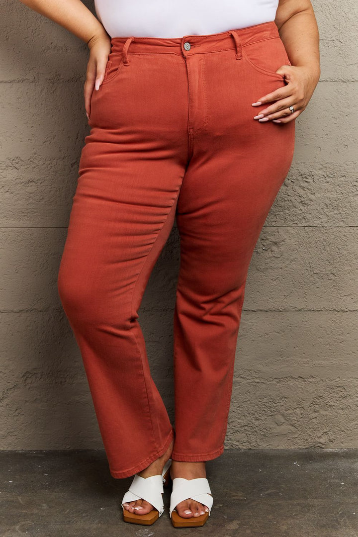 Judy Blue Olivia Full Size Mid Rise Slim Bootcut Jeans - Judy Blue Jeans Boutique