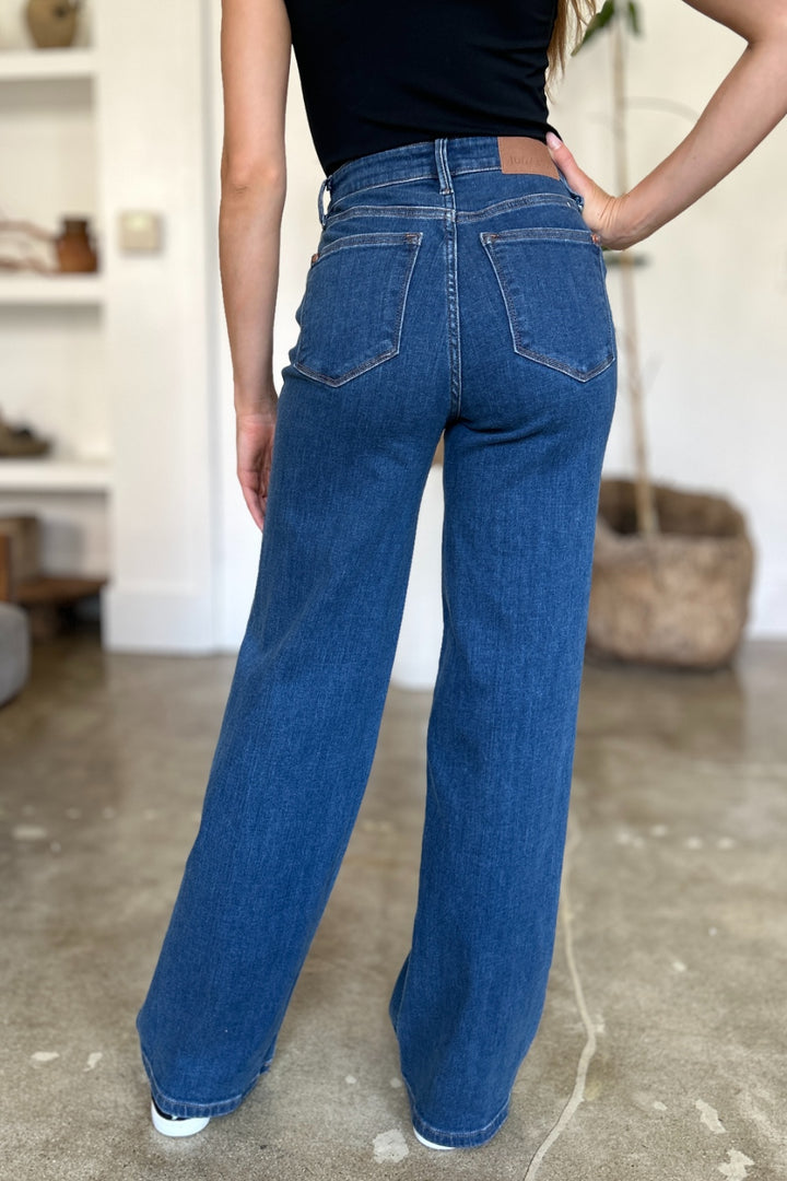 Judy Blue Full Size High Rise Straight Jeans - Judy Blue Jeans Boutique